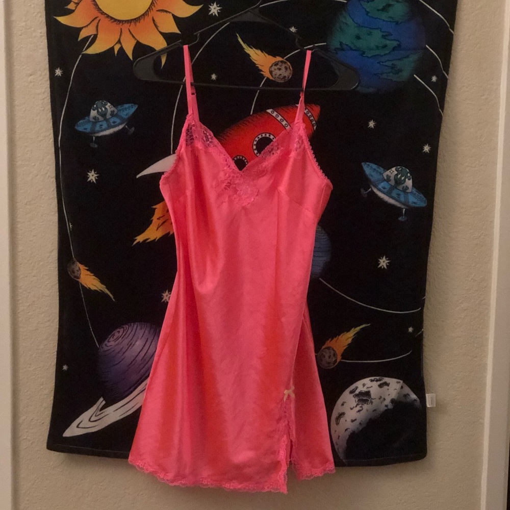 Victoria Secret Neon Pink Nighty 💗✨